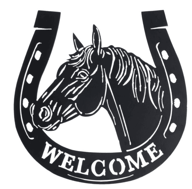 Welcome Sign, Horse