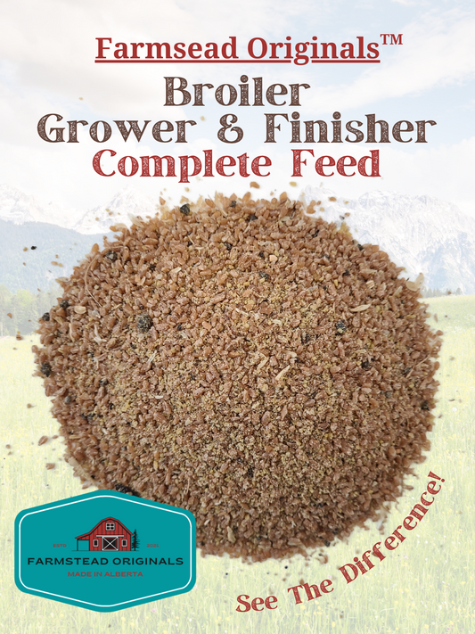 Broiler Grower & Finisher Complete Feed - Original - Farmstead Life Feeds